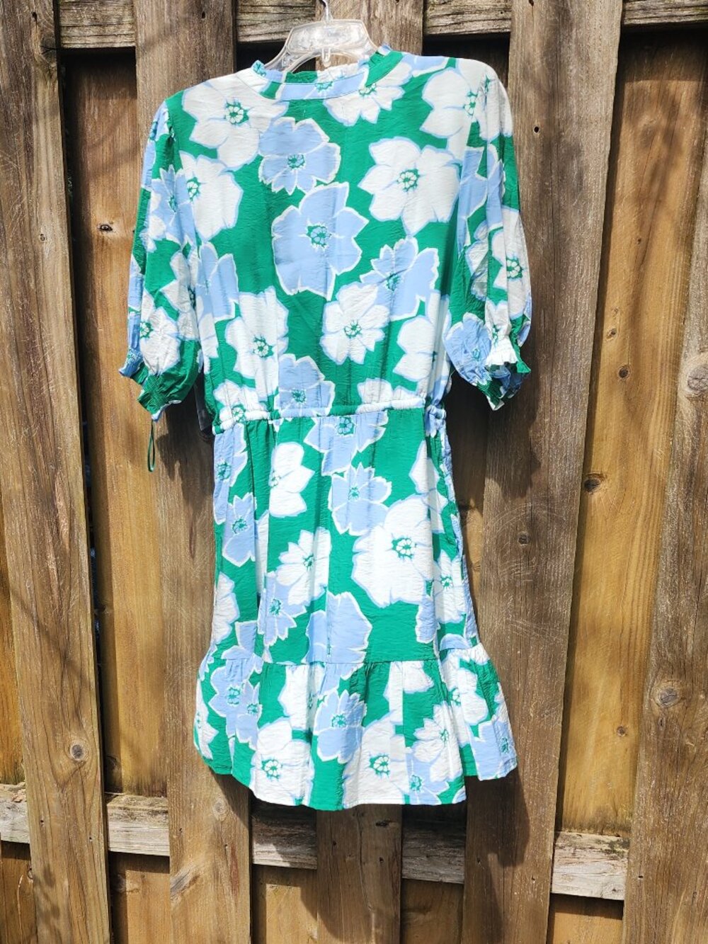 *NWT* Blue & Green Rayon XXL Sonoma midi swing dress - Picture 7 of 16